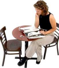 Reading Woman's World Magazine