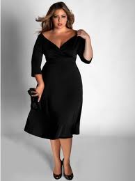 Choose plus size cocktail dresses with a length sleeve to hide flabby arms